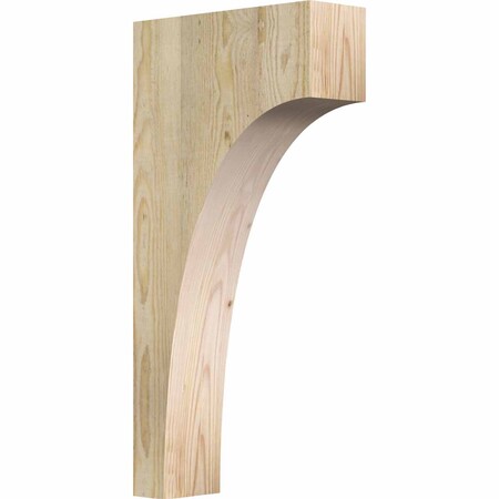Ekena Millwork Huntington Rough Sawn Corbel, Douglas Fir, 4"W x 12"D x 24"H COR04X12X24HUN00RDF